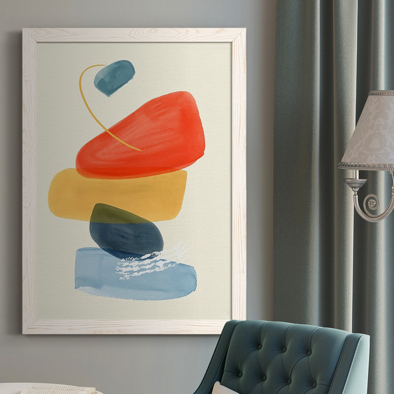 «Bright Color Bundle II», reproduction d'un seul cadre photo sur toile, Blanc, H 37,5 po x l 27,5 po x P 1 po