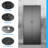 Broom Closet Storage Cabinet, Metal Cleaning Cabinets With Hooks And Hanging Rods, Lockable Cabinet With Pegboard, Adjustable Shelf,for Garage, Laundry Room-193859601