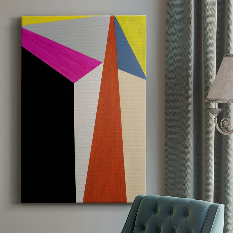 Modulaire III - peinture sur toile tendue, H 48 po x l 32 po x P 1 po