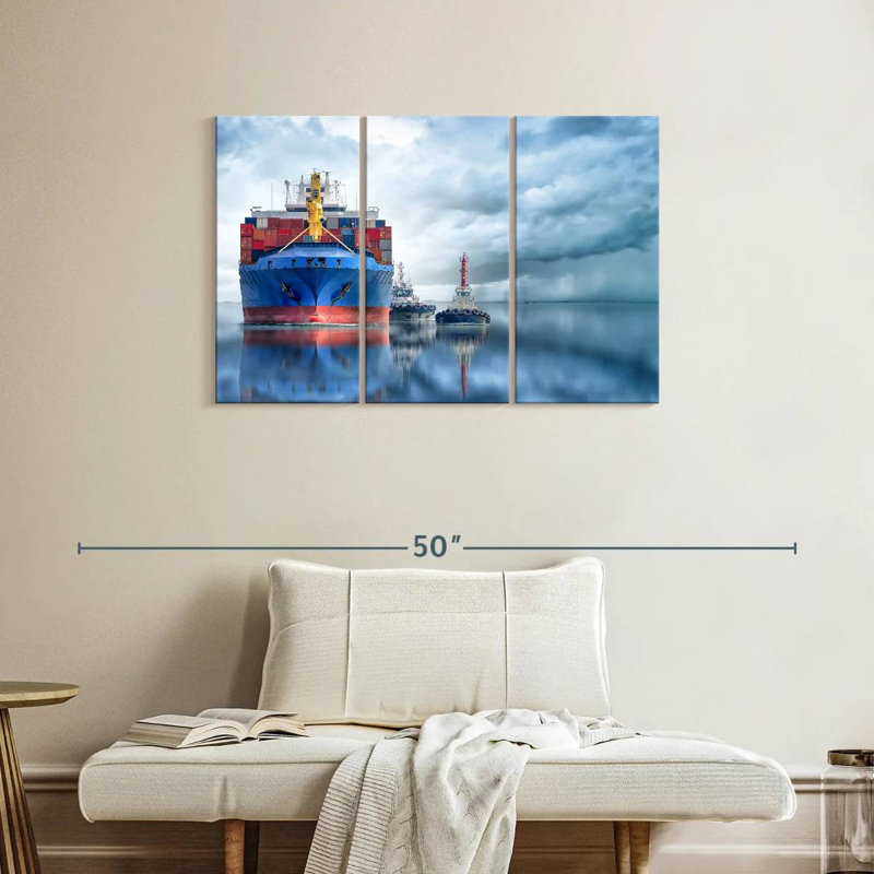 Mehar Container Cargo Ship, 24" H x 38" W