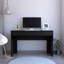 Bureau d'ordinateur Oslo avec deux tiroirs et rangement-786093184