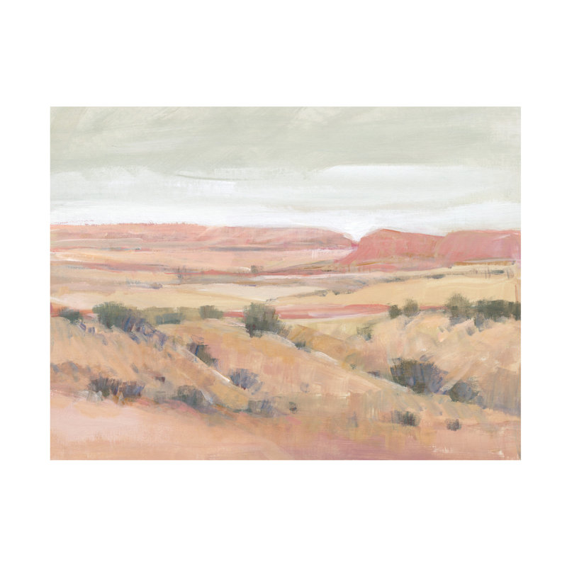 Art mural sur toile tendue - «Southwest Landscape I» de Tim O'Toole pour décoration de salon, de chambre à coucher ou de bureau - 14 x 19