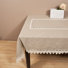 Lace Trimmed Table Cloth
