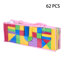 62 Pieces EVA Soft Building Blocks Toy Set for Children