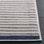 Tapis gris / ivoire / bleu marine en jute / sisal / polypropylène tissé à la machine Nagelly-135701688