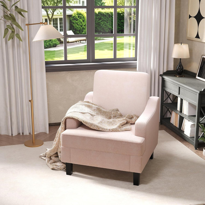 Fauteuil Chenille, Pink Chenille, 1