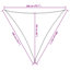 Sun Shade Sail 2X2x2 M 100% Polyester Oxford-767825019