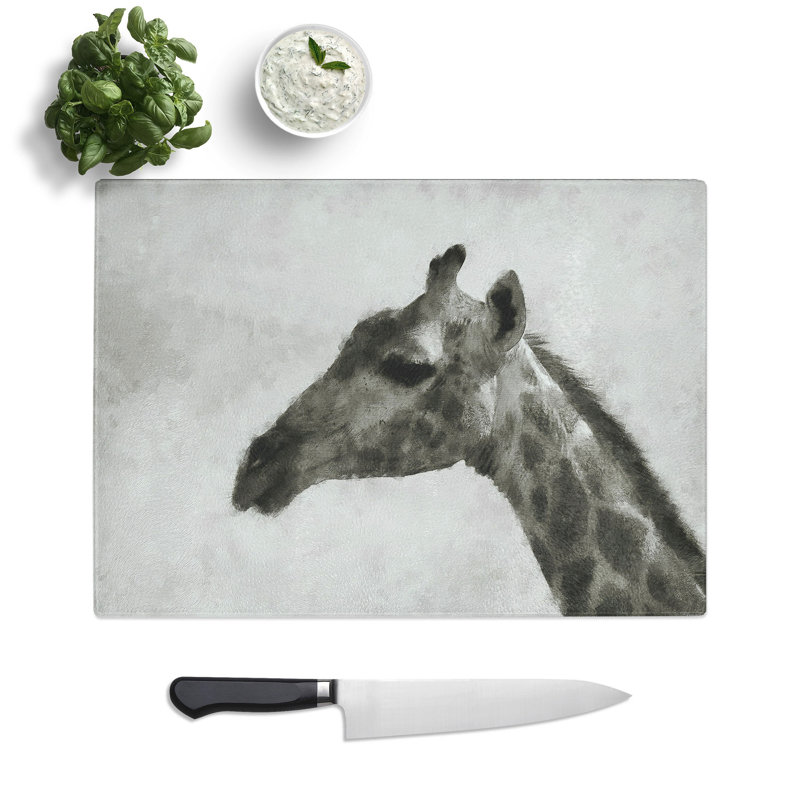 Giraffe Vol.4 Chopping Board, 0.4cm H x 28.5cm W x 39cm L