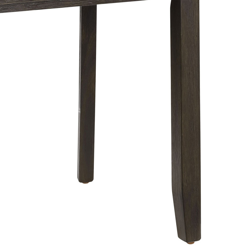 Ensemble de 2 chaises d'appoint en noyer patiné