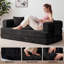 Canapé-lit futon de 226 cm, canapé-lit moderne en chenille-1411266491