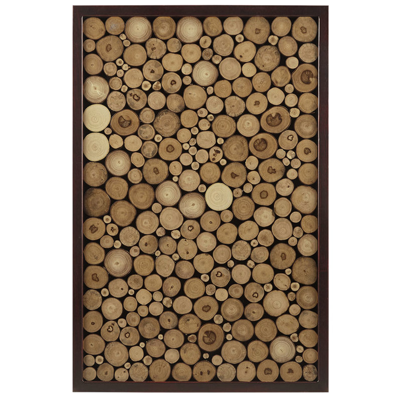 Art mural mural mosaïque en bois naturel 30 po x 20 po x 2 po, intérieur massif avec cadre, pièce unique suggérée l 30 po x H 20 po x P 2 po, à l'intérieur seulement