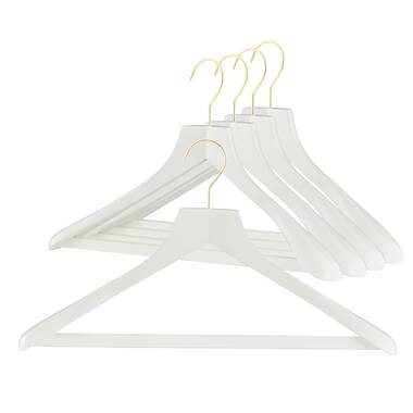 IKEA Hanger Wood Clothes Coat (8 Pack) White Bumerang