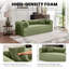 Canapé-lit Boneless Corduroy Convertible-332741664