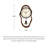 Creative Melting Shape Wall Clock with Pendulum, Unique Home Decor Timepiece