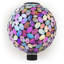 Globe solaire H 12 "avec motif de paon en mosaïque-634476788
