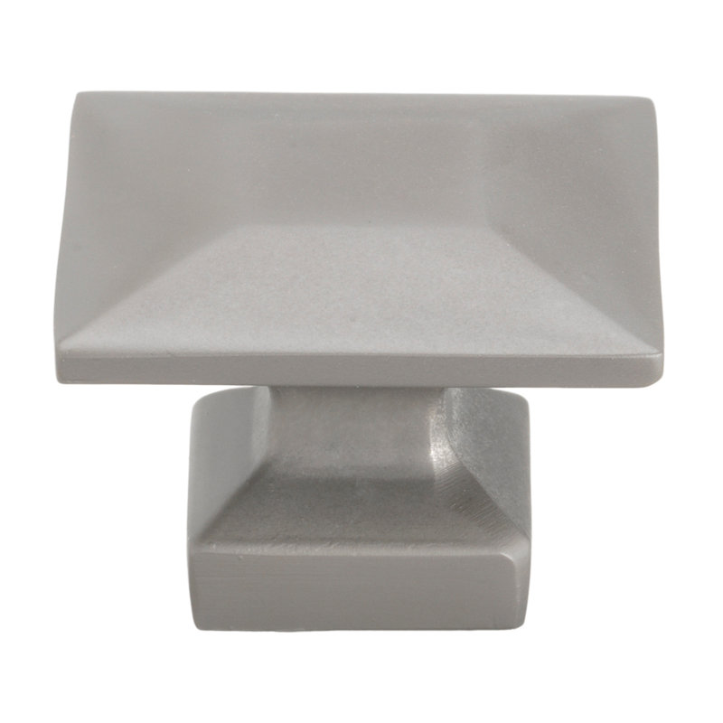 Paquet de 1 poignée carrée de 1 3/8 po de longueur, Graphite