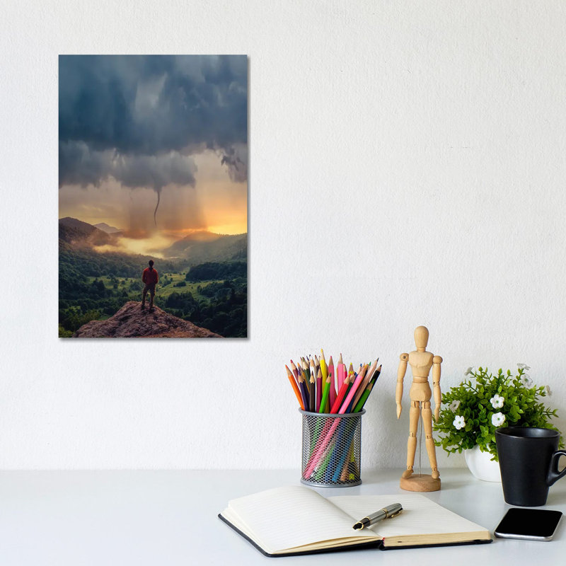 Tornado Thoughts by Brent Shavnore - Wrapped Canvas Gallery-Wrapped Canvas Giclée, 20.32 cm H x 30.48 cm W