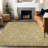 Premium Machine Washable Prisco Gold Rug-972395008
