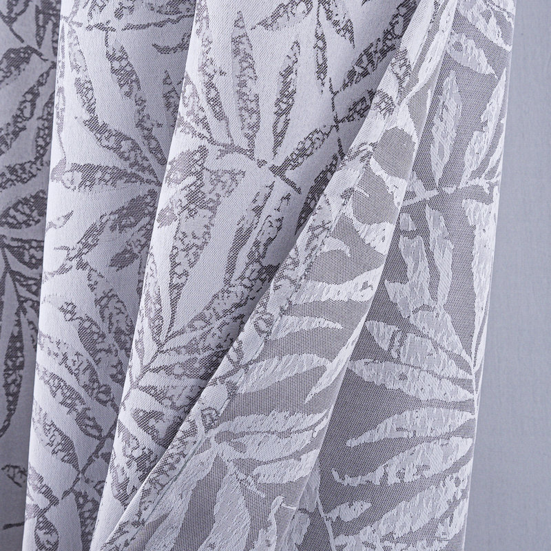 Panneau de rideau simple obscurcissant Crysania, Gris anthracite