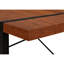 Bureau d'ordinateur, bureau personnel, ordinateur portable, L 48 po, travail, stratifié brun, contemporain, moderne