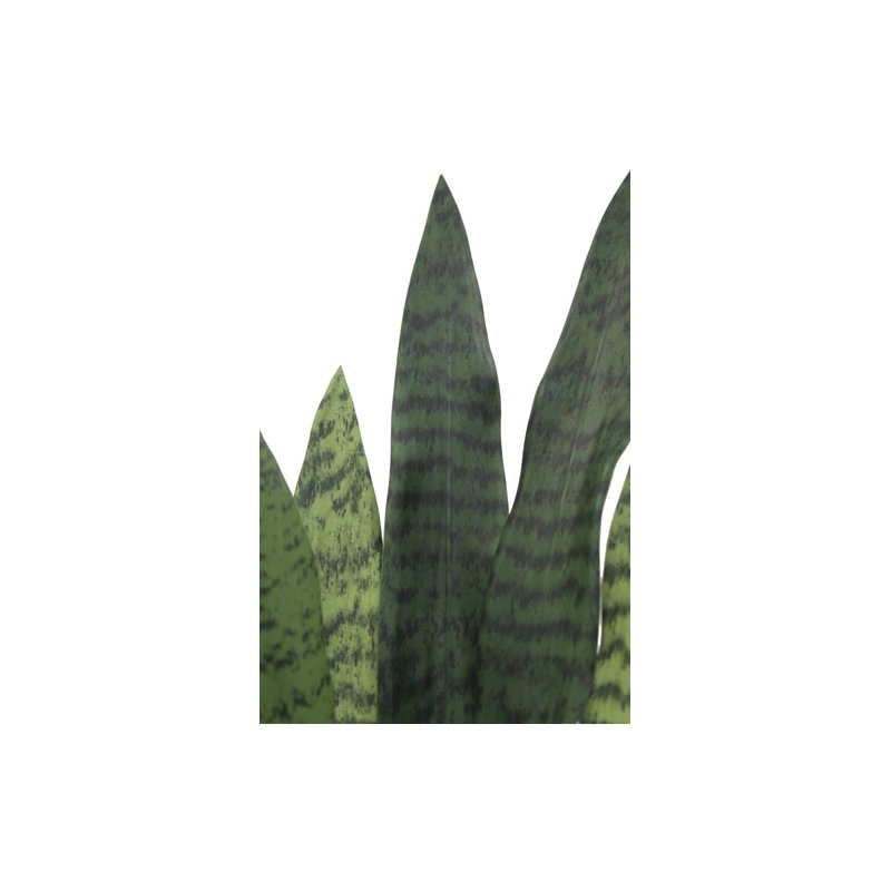 40" Artificial Snake Plant in Black Pot
