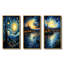 «The Starry Night Over The Rhone», 3 pièces sur toile-1158267504-1158267506