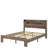 Queen Bed Frame, Wood Platform With Storage Led Headboard And Charging, Noise - Function, No Box Spring, Easy Assembly Task, Big Under Storage, Dark Brown Frame In Size 2 Outlets, Silent Working-2047150161