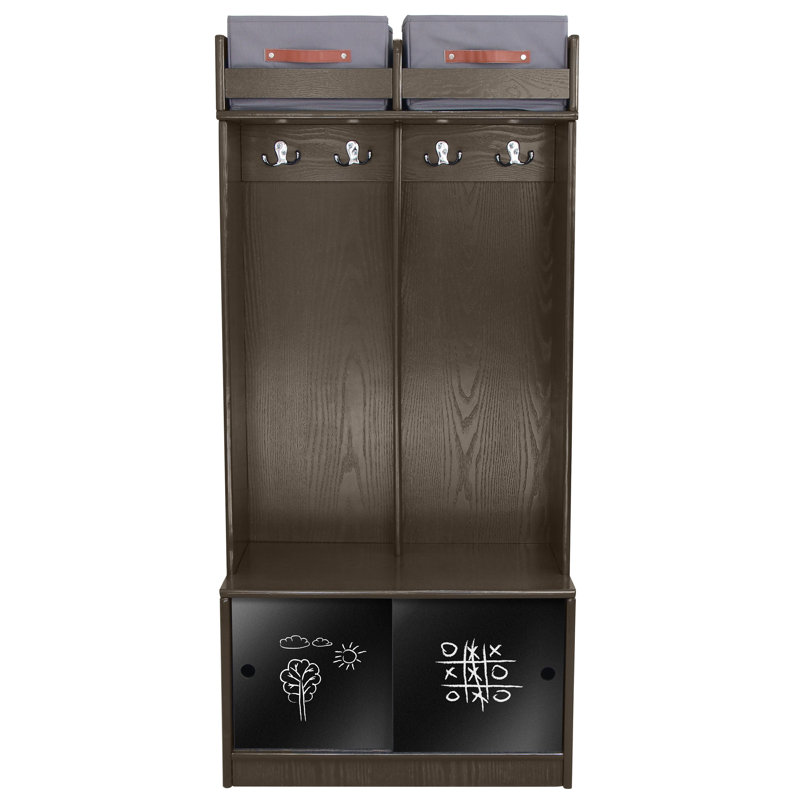 Casier de luxe «Learn 'N Store», ivoire de qualité supérieure, Noir