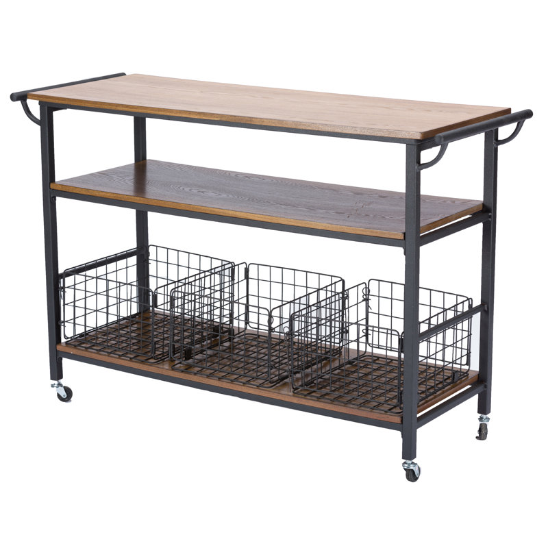 Escar 47.63 " W Kitchen Cart