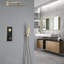Système de douche mural complet thermostatique avec valve brute-96067452-96067449