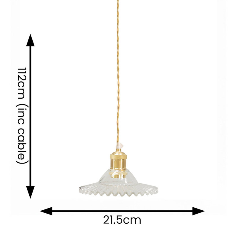 Clairview 1 - Light Unique/Statement Pendant, No, Clear