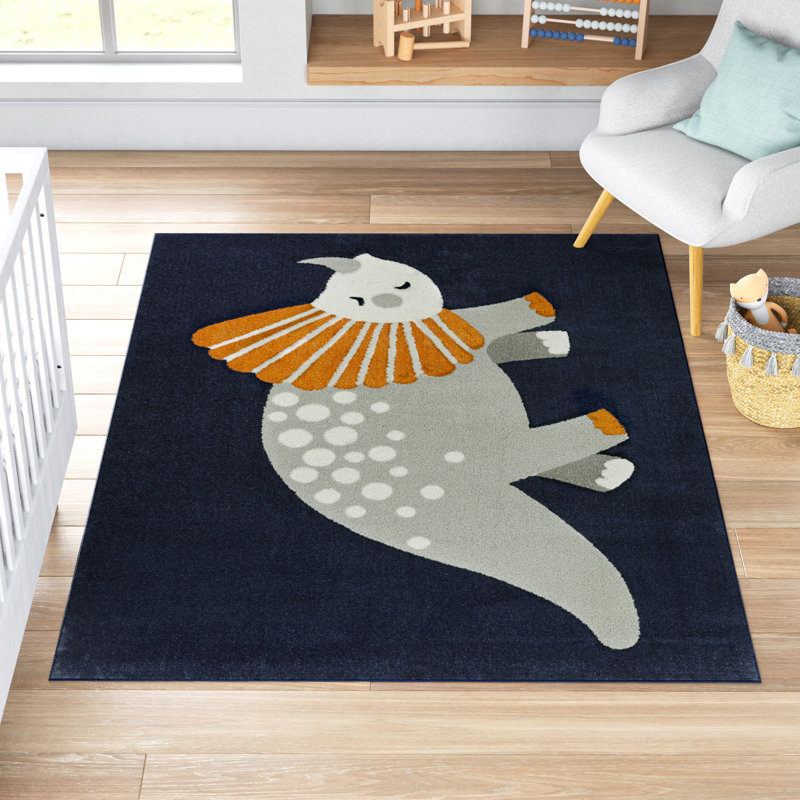 Tapis pour enfant Aleksei, Rectangle 3 pi 11 po x 5 pi 7 po