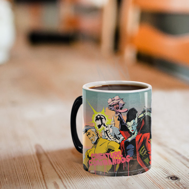 Créature commandos (art clé) tasse sensible à la chaleur Morphing