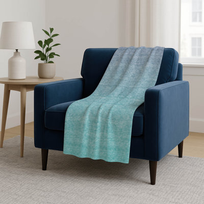 Addison Machine Washable Sherpa ASB845 Ombre Throw Blanket