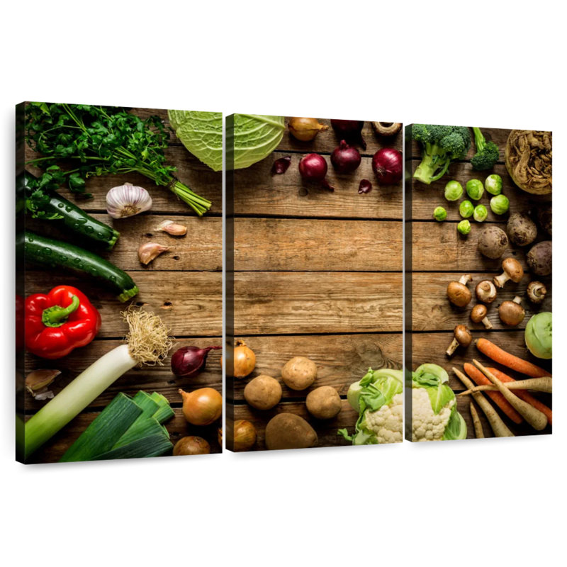 Festin de légumes Yarlin, H 32 po x l 50 po