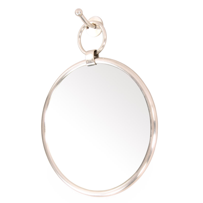 Torpey Metal Wall Mirror, 13" H x 13" W