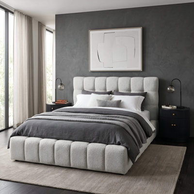 Nora Standard King Upholstered Platform Bed