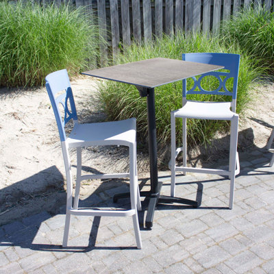 Grosfillex HPL Table Top With Rails