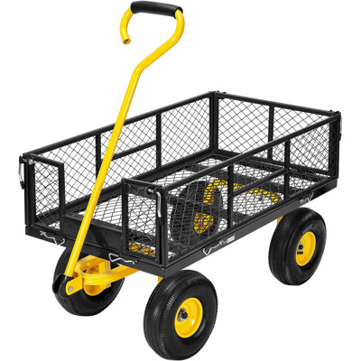 Mesh Steel Wagon Cart with Removable Sides