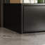 Vitrine H 70,8 po avec portes en verre et tiroir