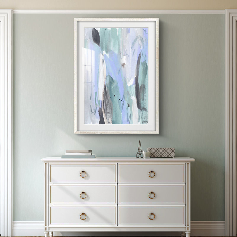 «Ocean Crush III», impression encadrée, H 25,5 po x l 17,5 po, Blanc
