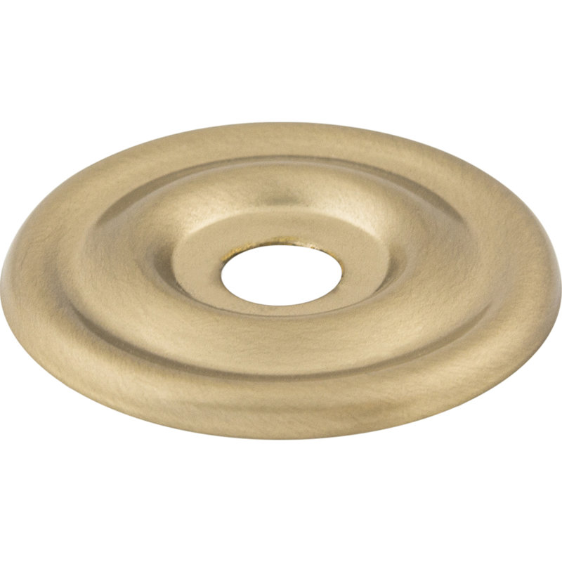 Honey Bronze Round Knob Backplate, 3-inch