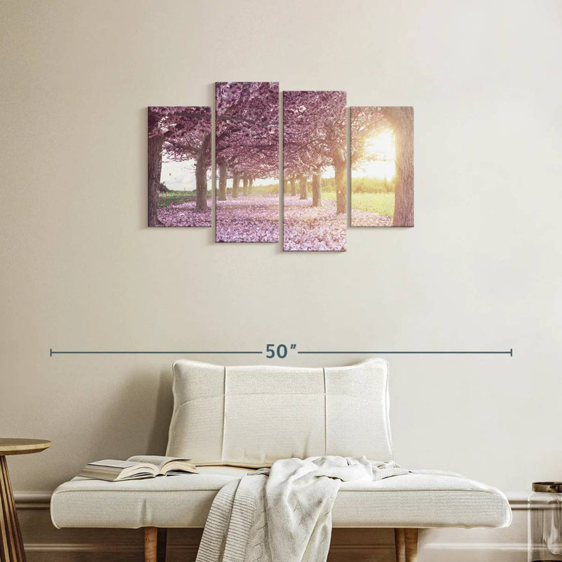 Harnek Cherry Blossom Morning, H 22 po x l 36 po