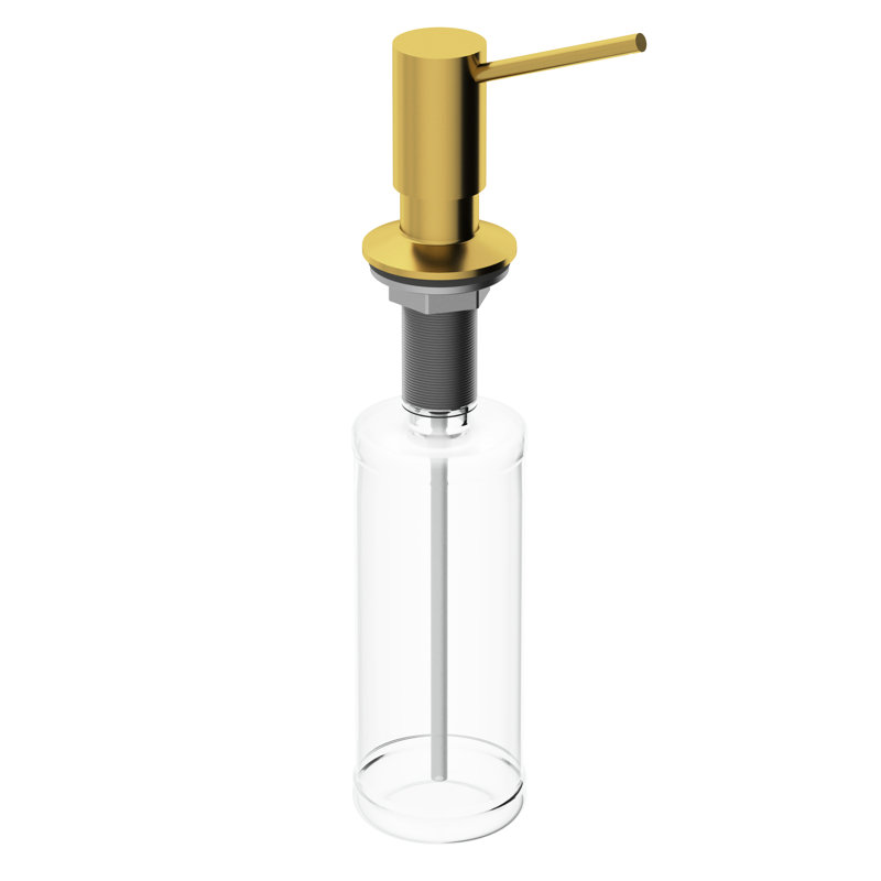 10 oz. Braddock Kitchen Soap Dispenser, Matte Brushed Gold