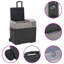 Ayviana 30 L Wheeled Ice Chest Cooler, Black