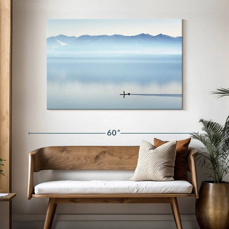 Alvord Paddleboarding In North Lake, 32" H x 48" W