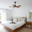 Ventilateurs de plafond noirs avec lumières et télécommande, ventilateur de plafond extérieur de 42 pouces pour les patios avec lumière, ventilateur de plafond moderne à 5 pales, moteur à courant continu réversible silencieux, ventilateur de bois pour la ferme-1051330609-1051330615
