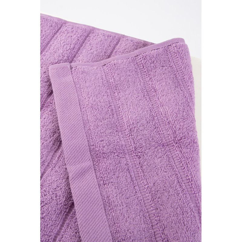 Serviette de bain 100% coton, Lilas
