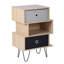 Clairville 39cm W Manufactured Wood Bedside Table-1035007345