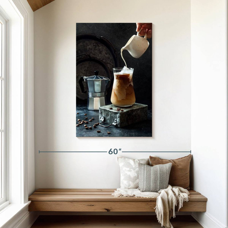 Yarlin Iced Coffee, 45" H x 30" W